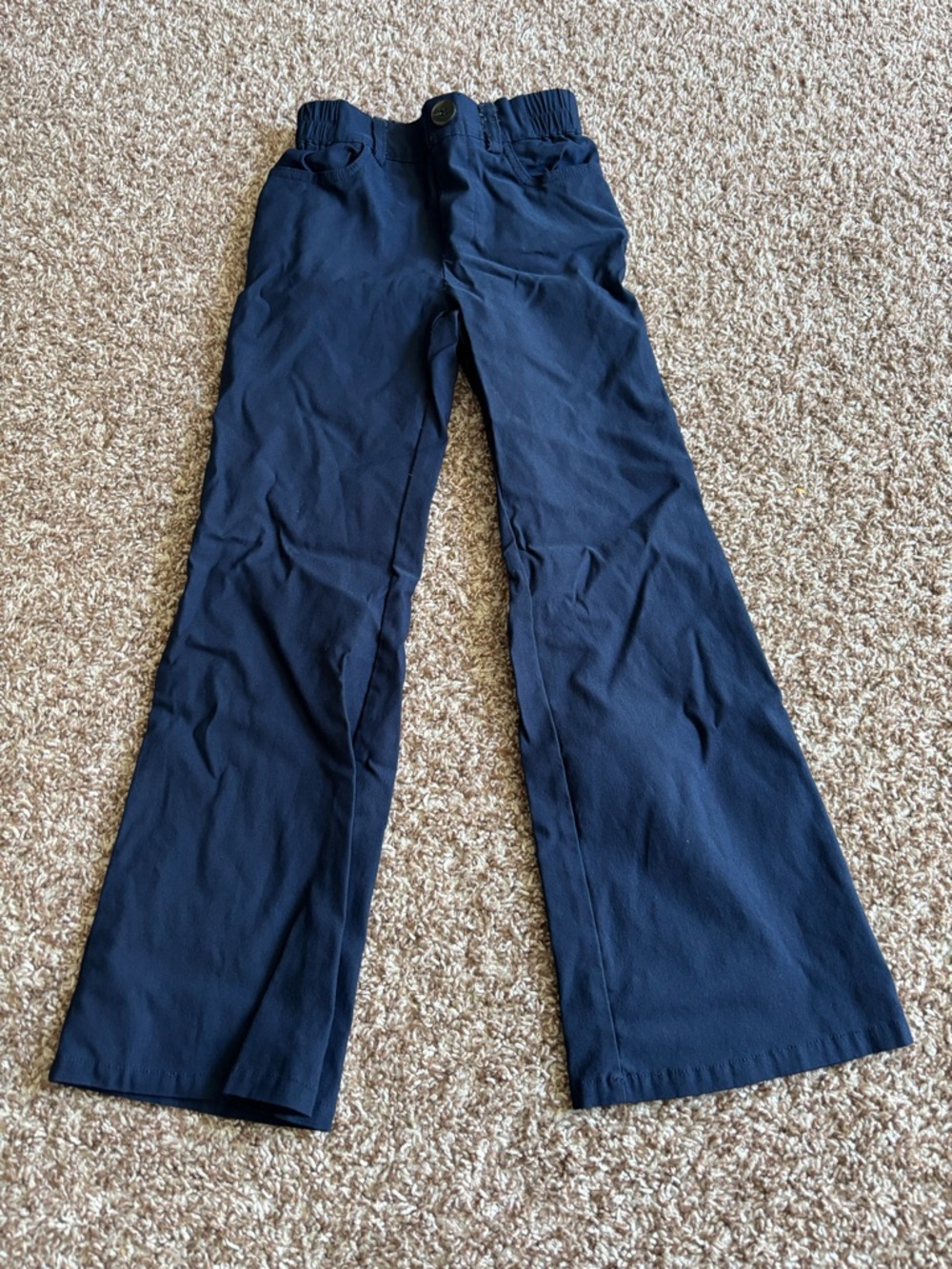 Navy Flared Kids Pants